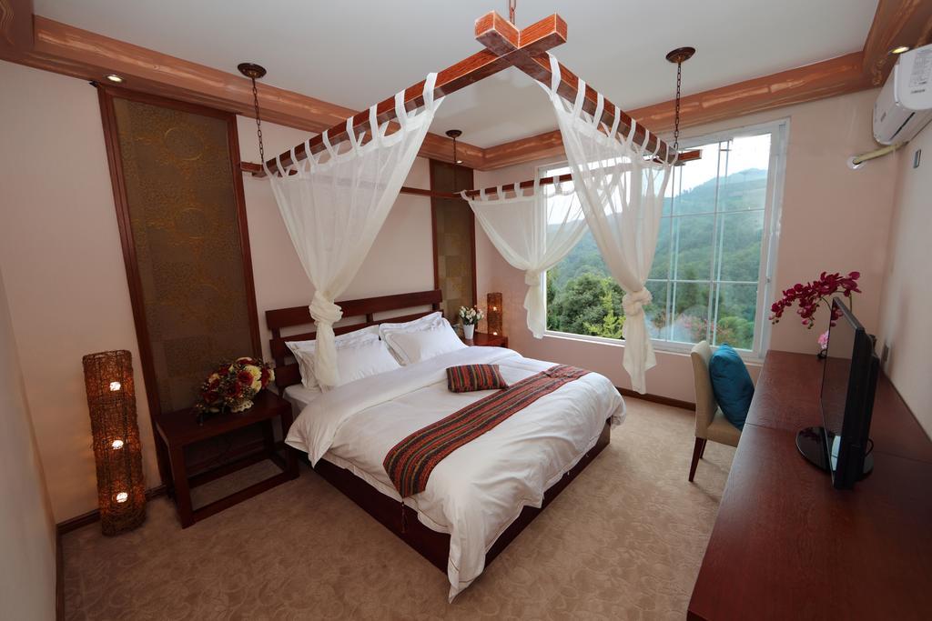 Panshan Tingquan Tuwo Holiday Resort Leshan Rom bilde