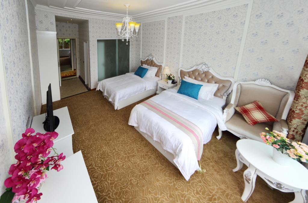Panshan Tingquan Tuwo Holiday Resort Leshan Rom bilde