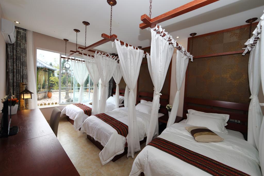 Panshan Tingquan Tuwo Holiday Resort Leshan Rom bilde